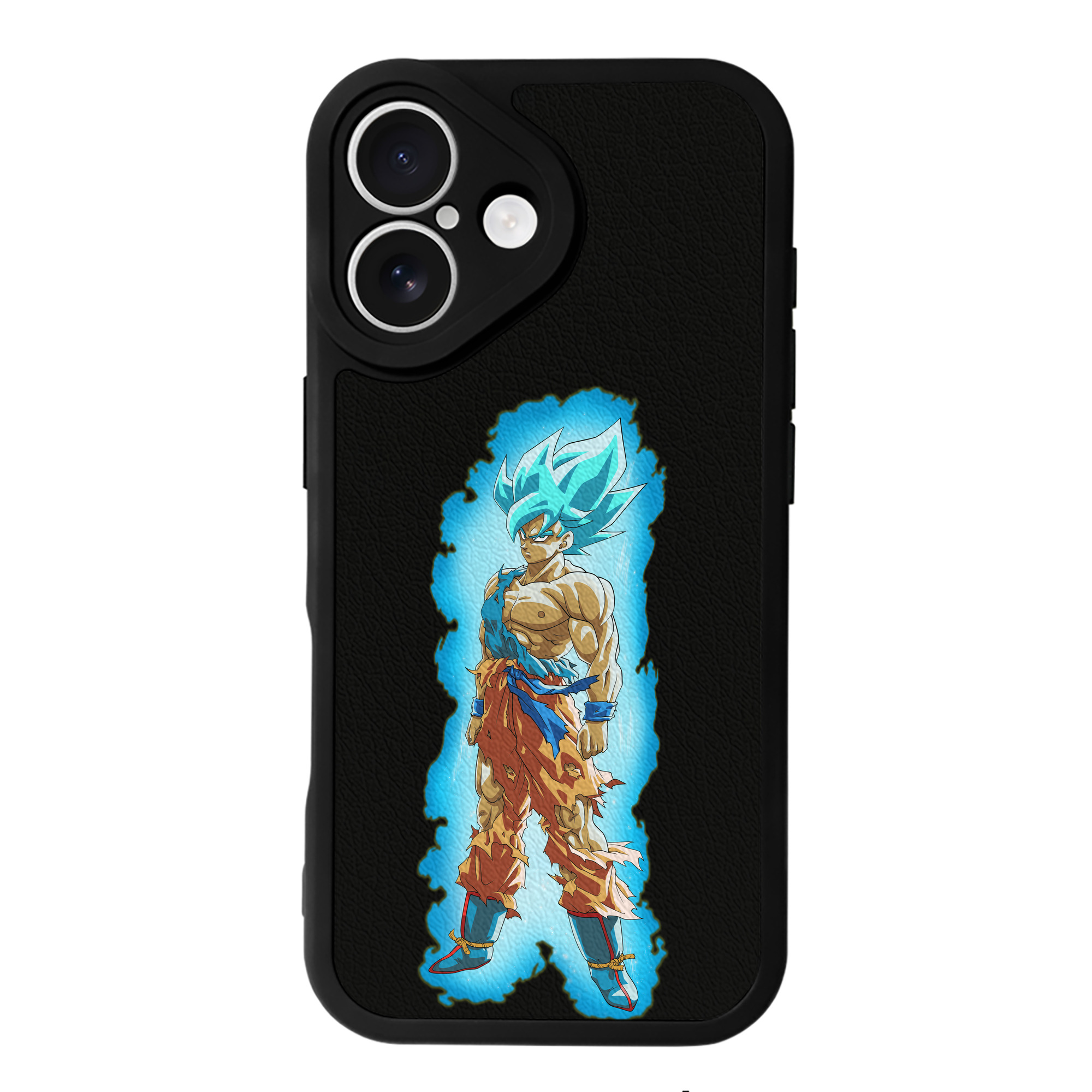 （画像用） ドラゴンボール 孫悟空（そん ごくう）Son Goku カカロット DRAGON BALL Kakarotto 【iPhone 16シリーズ対応】シリコンスマホケース（レザー調） 材質：シリコン